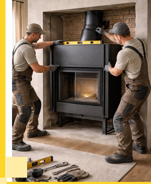 Установка каминных топок в Азнакаеве под ключ от 18472 р. | ЭриданЗнк