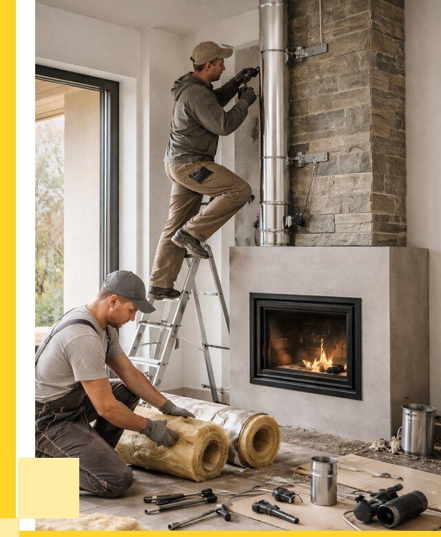 Монтаж дымоходов для каминов в Азнакаеве от 15393 р. ЭриданЗнк