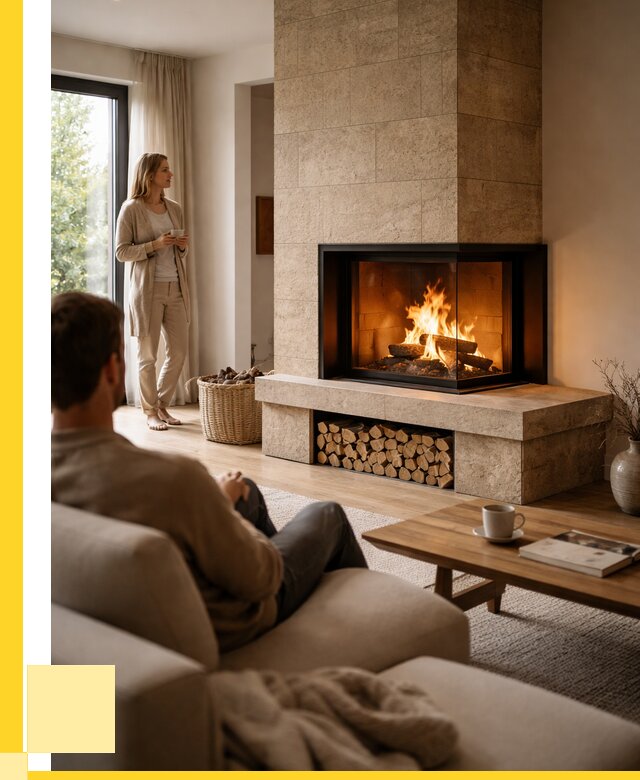 Угловые камины из кирпича установка в Азнакаеве от 153930 р. ЭриданЗнк