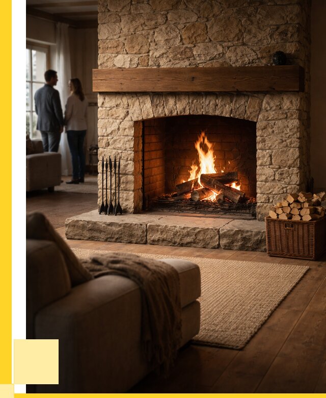 Открытые камины под ключ в Азнакаеве от 153930 р. ЭриданЗнк