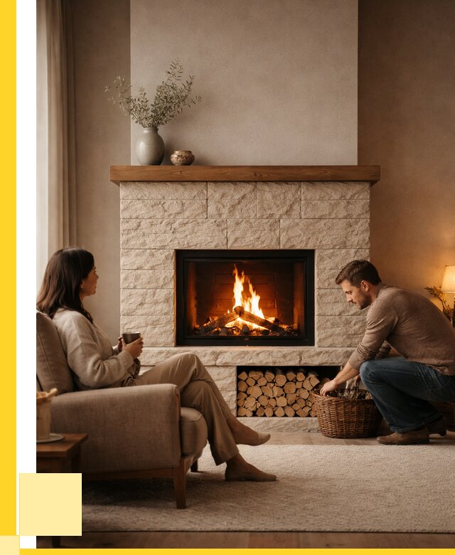 Камины для дома в Азнакаеве под ключ от 153930 р. | ЭриданЗнк