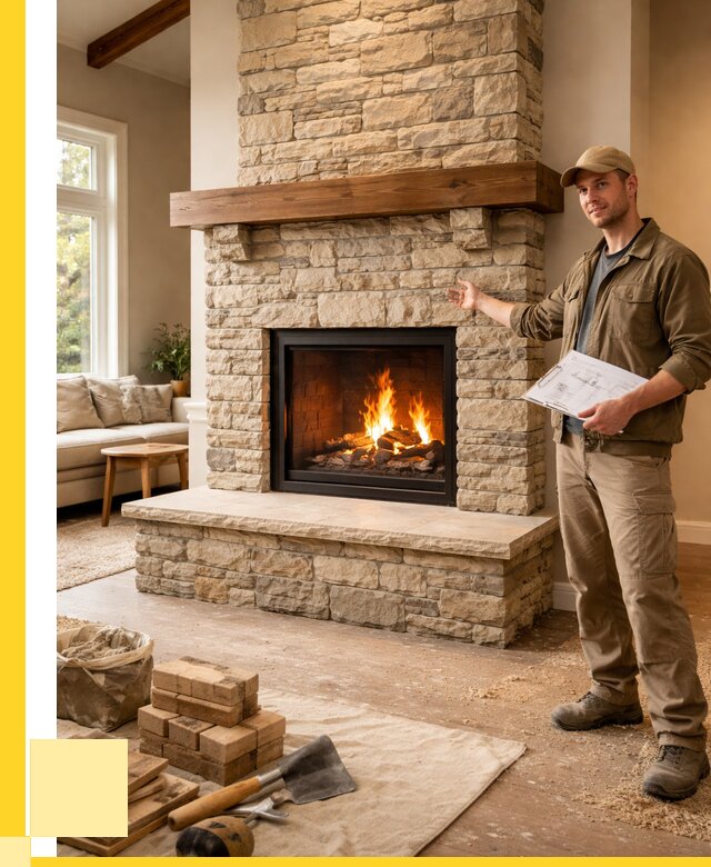 Камины под ключ в Азнакаеве от 184716 р. | ЭриданЗнк — установка