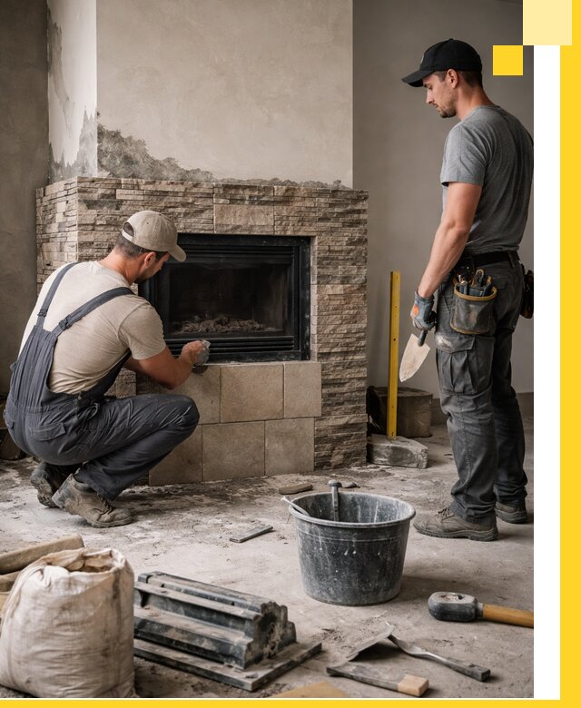 Камины под ключ в Азнакаеве: проект, изготовление и монтаж