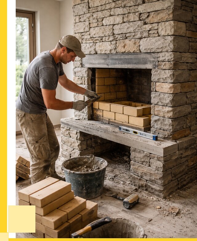 Кладка каминов и камина в Азнакаеве от 25655 р. ЭриданЗнк