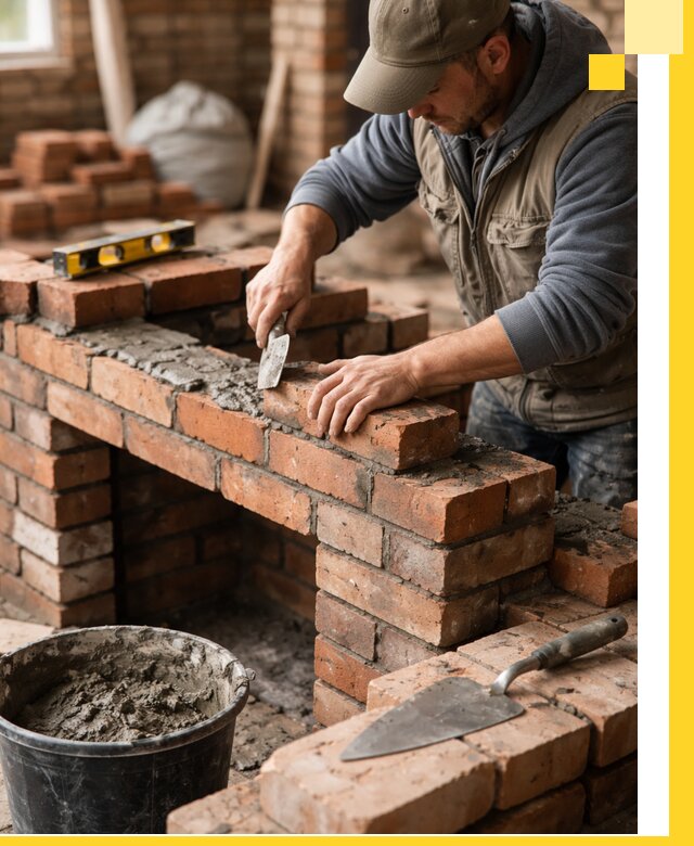 Кладка каминов под ключ в Азнакаеве профессиональная отделка и монтаж