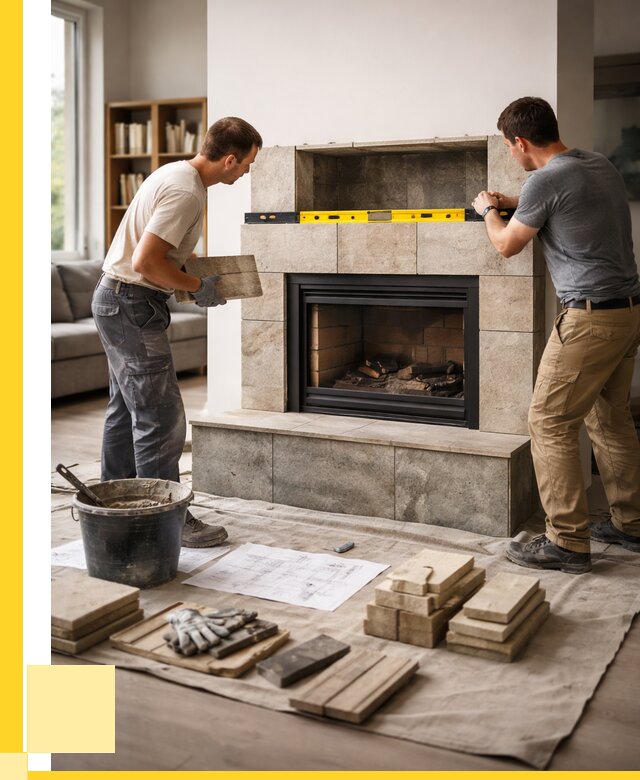 Монтаж каминов и установка в Азнакаеве от 46179 р. | ЭриданЗнк