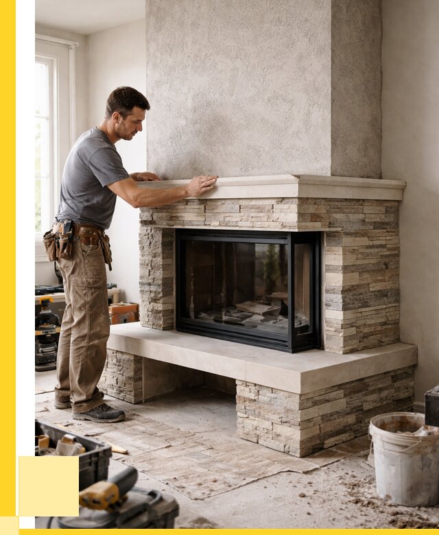 Изготовление каминов под ключ в Азнакаеве от 153930 р. | ЭриданЗнк