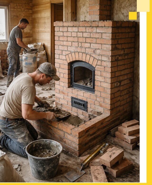 Профессиональное строительство печей в Азнакаеве под ключ