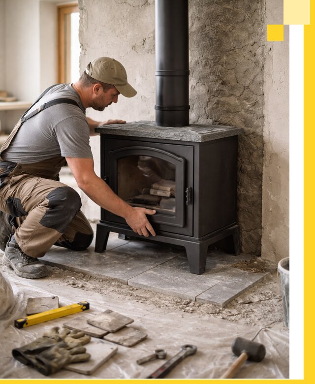 Профессиональный монтаж печей и каминов в Азнакаеве под ключ