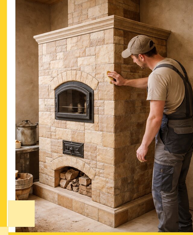 Облицовка печей в Азнакаеве от 4618 р. под ключ | ЭриданЗнк