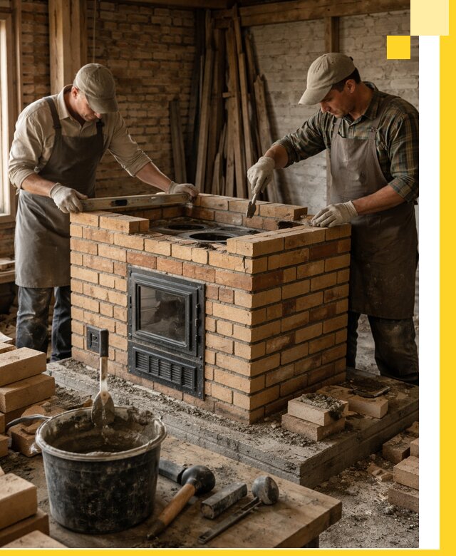 Изготовление и установка варочных печей под ключ в Азнакаеве