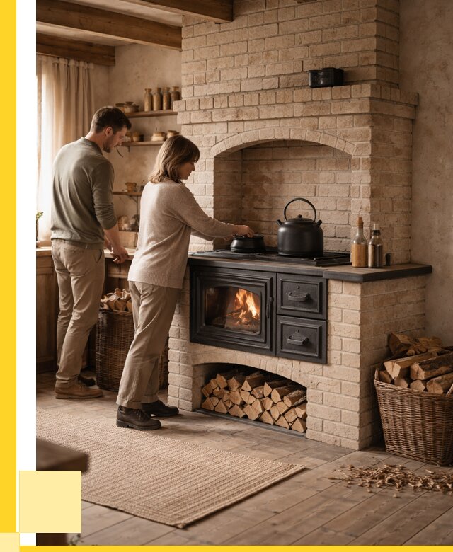 Печи с плитой в Азнакаеве от 46179 р. | ЭриданЗнк — кирпичная печь