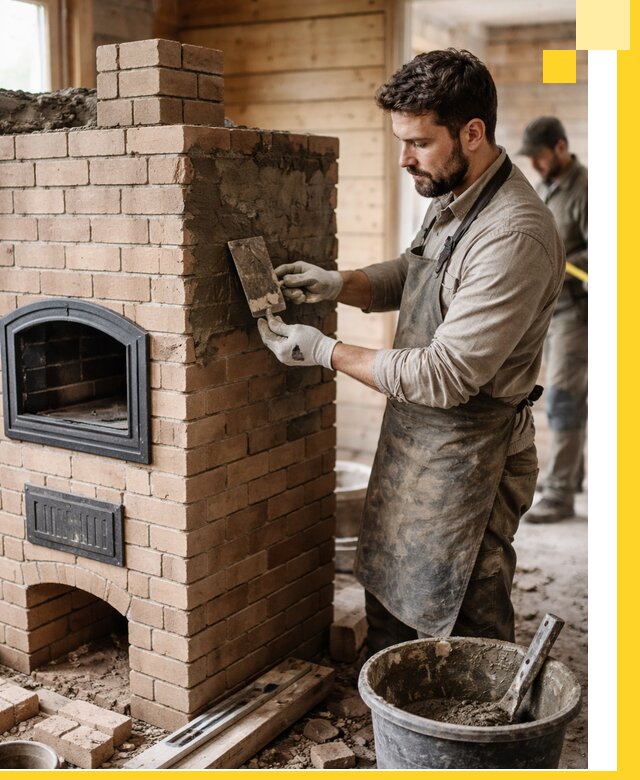 Изготовление и установка печей-шведок под ключ в Азнакаеве