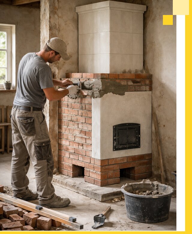 Изготовление и установка печей-голландок под ключ в Азнакаеве