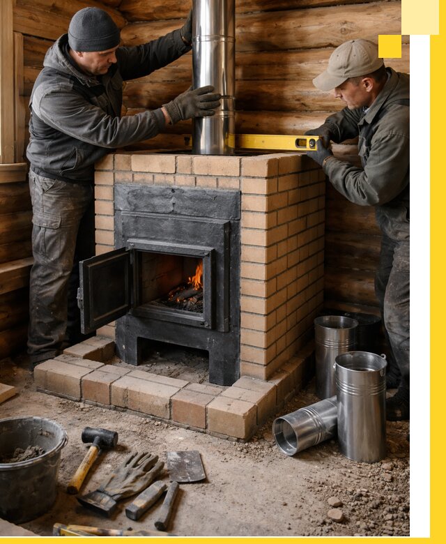 Проектирование, изготовление и установка банных печей в Азнакаеве