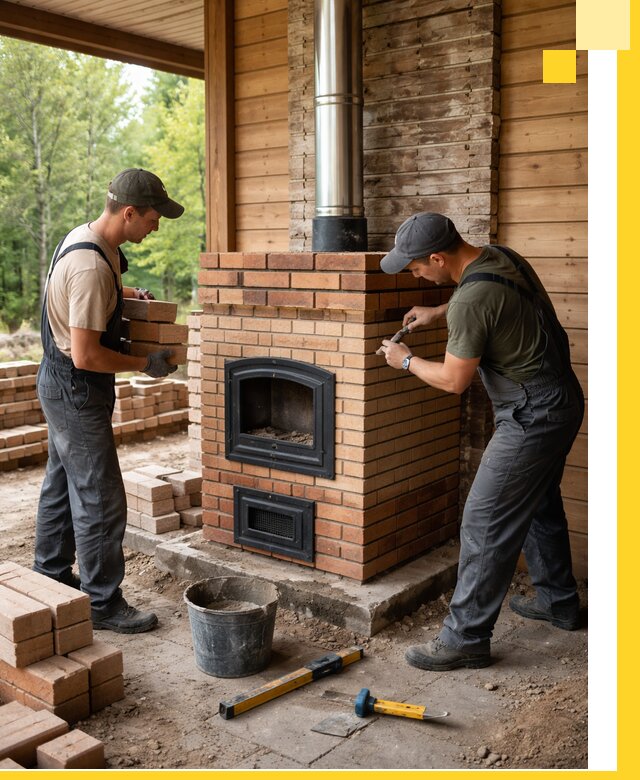 Производство и установка дачных печей под ключ в Азнакаеве