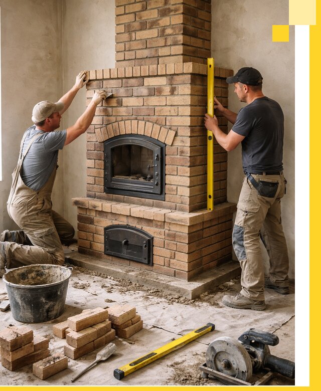 Продажа и установка печей и каминов для дома под ключ в Азнакаеве