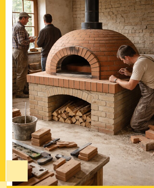 Помпейская печь дровяная для пиццы в Азнакаеве | ЭриданЗнк от 205240 р.