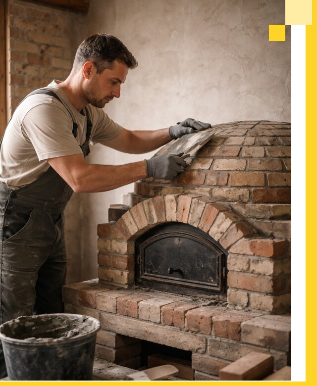 Изготовление и монтаж помпейских печей на заказ в Азнакаеве