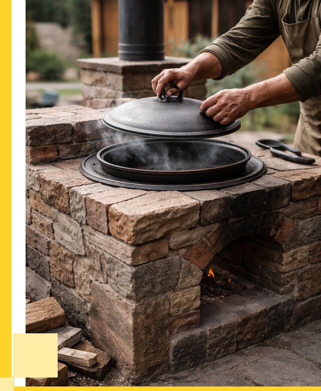 Печи для казана в Азнакаеве по цене от 18472 р. | ЭриданЗнк