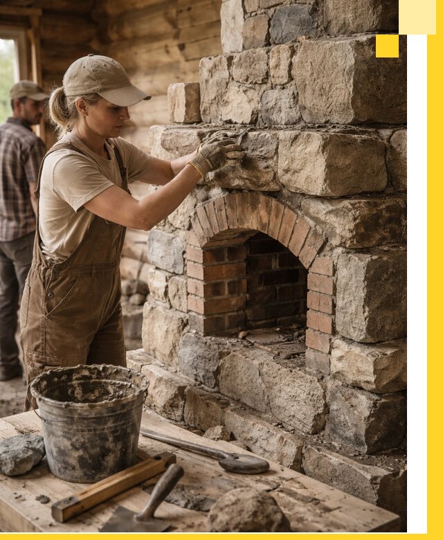 Каменные печи на заказ и монтаж в Азнакаеве, долговечные решения