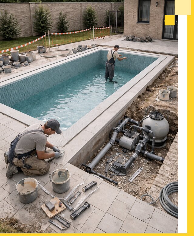 Строительство бассейнов под ключ в Азнакаеве: проекты и монтаж