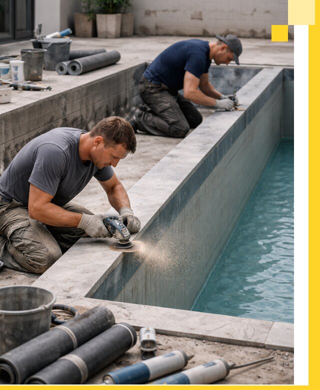 Профессиональный ремонт бассейнов под ключ в Азнакаеве