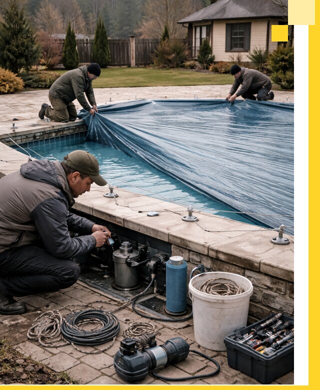 Консервация бассейнов в Азнакаеве: подготовка к длительному хранению