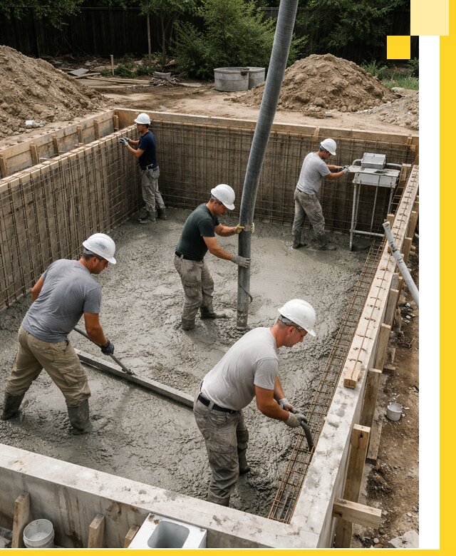 Строительство бетонных бассейнов под ключ в Азнакаеве