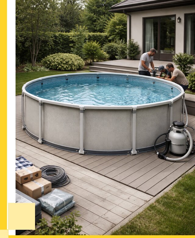 Купить каркасные бассейны в Азнакаеве от 46179 р. | ЭриданЗнк