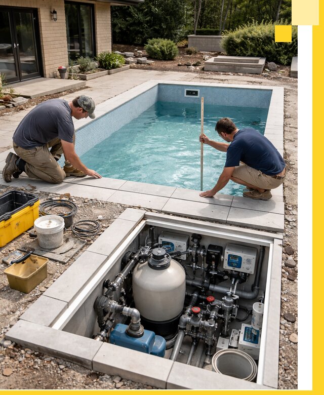 Строительство качественных домашних бассейнов под ключ в Азнакаеве