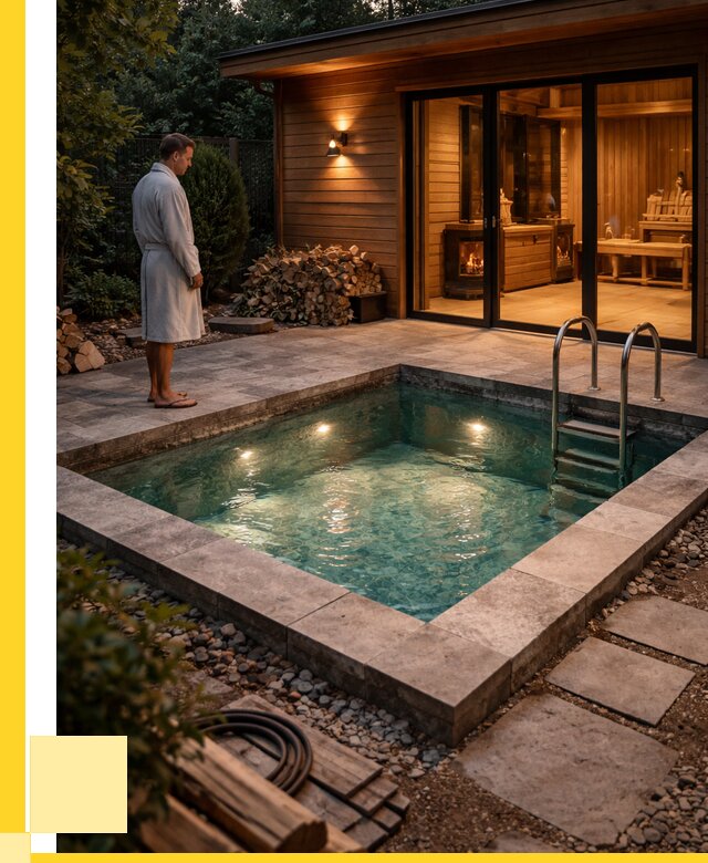 Бани с бассейном под ключ в Азнакаеве от 97489 р. | ЭриданЗнк