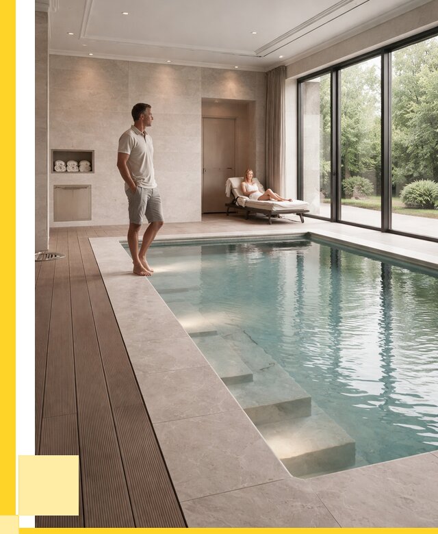 Бассейны в коттедже под ключ в Азнакаеве от 1231440 р. | ЭриданЗнк