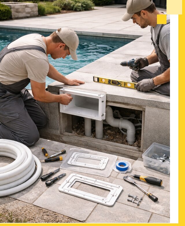 Поставка и установка скиммеров для бассейнов в Азнакаеве