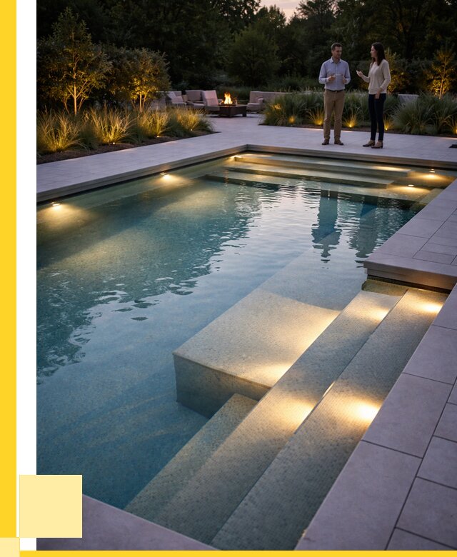 Освещение бассейнов в Азнакаеве под ключ от 25655 р. | ЭриданЗнк