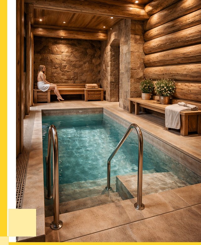 Аренда бани с бассейном в Азнакаеве от 1539300 р. | ЭриданЗнк