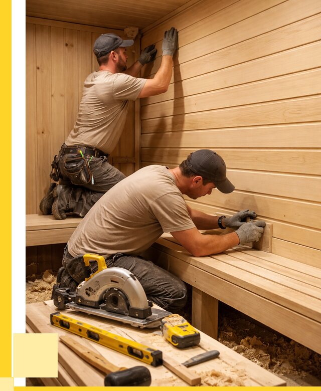 Обшивка саун вагонкой в Азнакаеве от 2566 р. | ЭриданЗнк