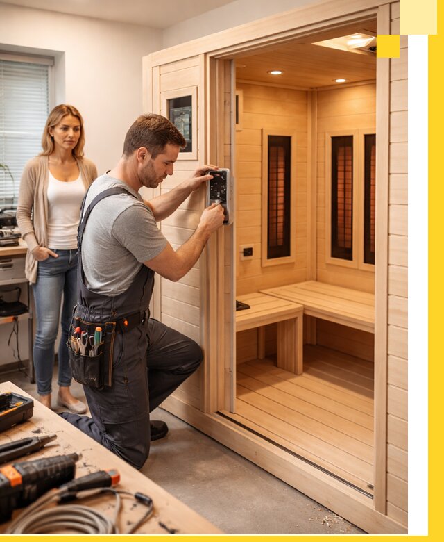 Инфракрасные сауны под ключ в Азнакаеве продажа и установка