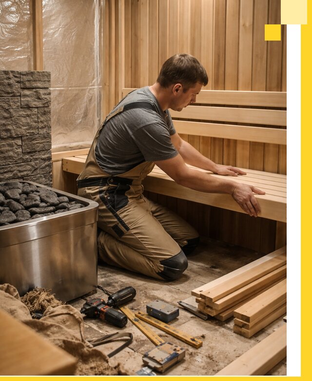 Сауны для дома под ключ с проектированием и монтажом в Азнакаеве