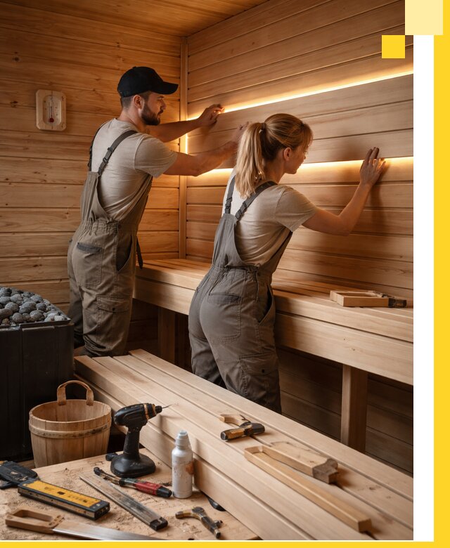 Дизайн саун и бань под ключ с индивидуальным проектом в Азнакаеве