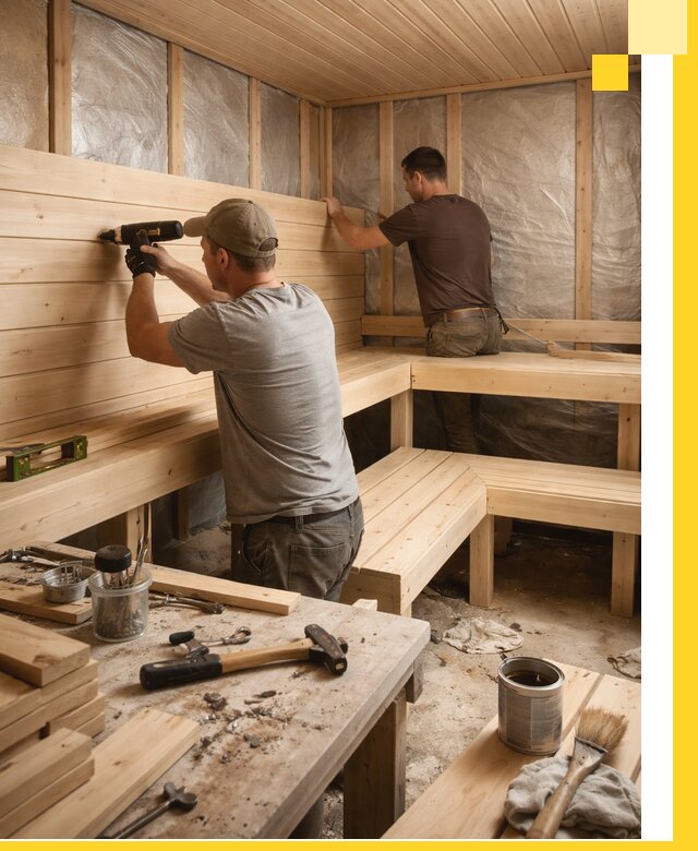 Профессиональная отделка бань и саун под ключ в Азнакаеве