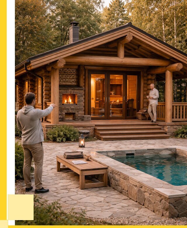 Проекты бань и хамам в Азнакаеве от 25655 р. | ЭриданЗнк