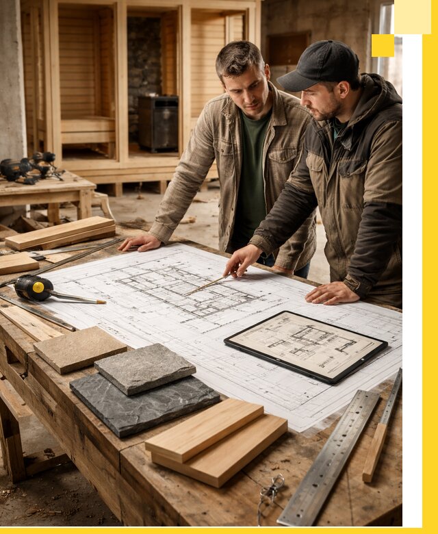 Проекты бань под ключ и планы строительства в Азнакаеве