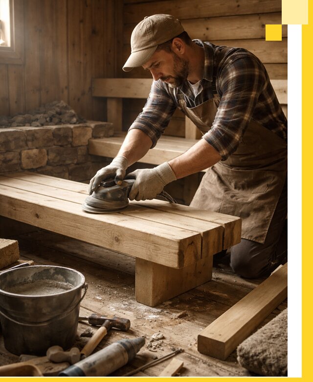 Ремонт бань под ключ в Азнакаеве с гарантией качества и сроков