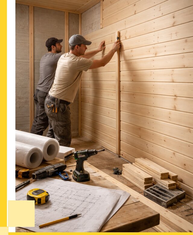 Обшивка бани вагонкой в Азнакаеве от 1231 р., ЭриданЗнк