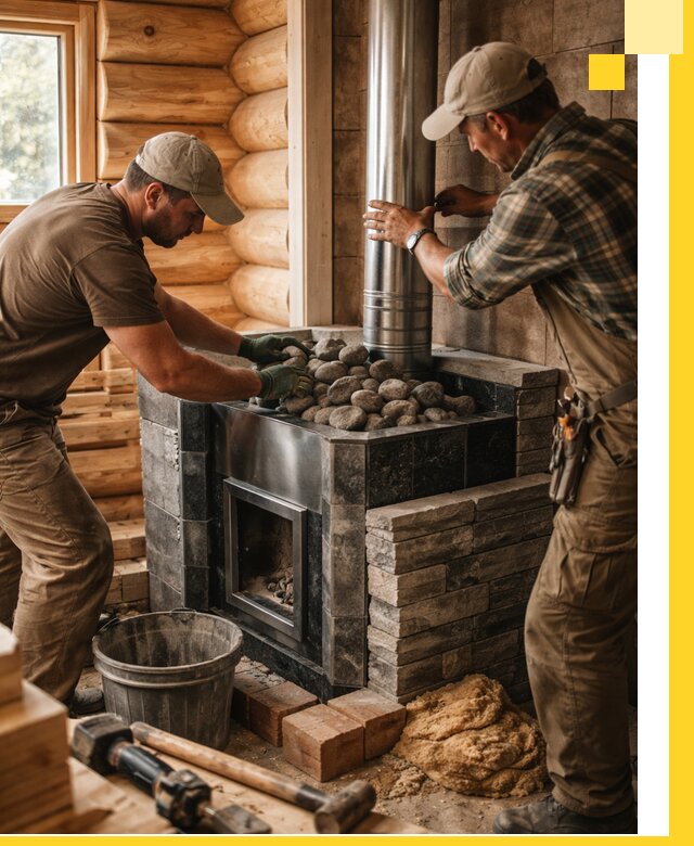 Строительство и отделка русских бань под ключ в Азнакаеве