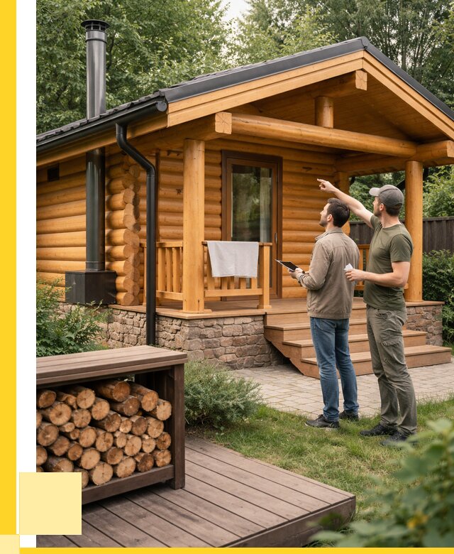 Бани для дачи под ключ в Азнакаеве от 256550 р. | ЭриданЗнк