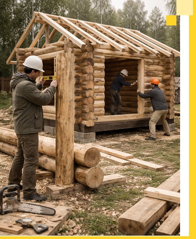 Строительство бань для дачи под ключ в Азнакаеве с доставкой и монтажом