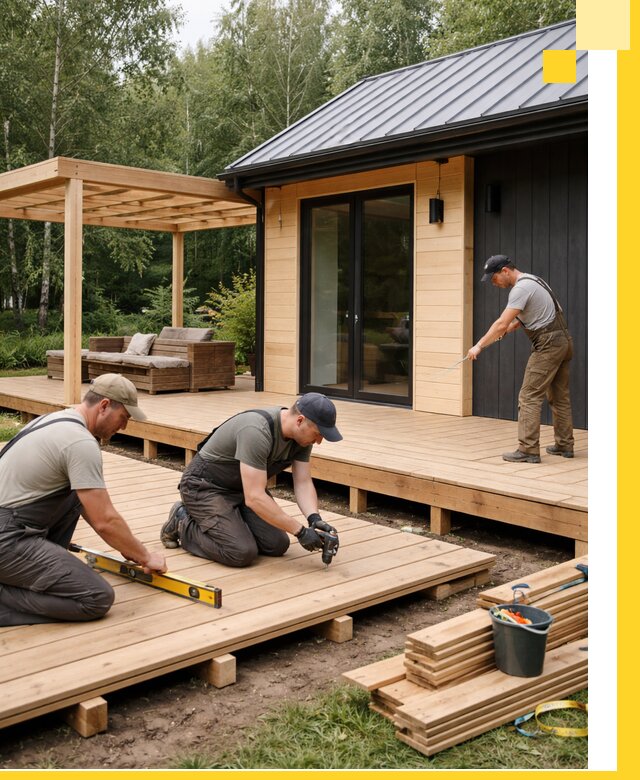 Строительство бань с террасой и бассейном под ключ в Азнакаеве