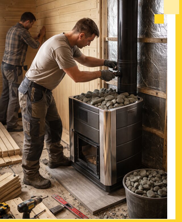 Проектирование и строительство парилок для бани в Азнакаеве под ключ